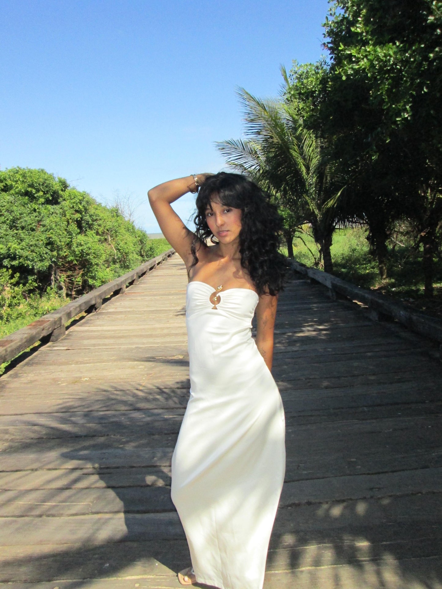 Vestido Bela Off White