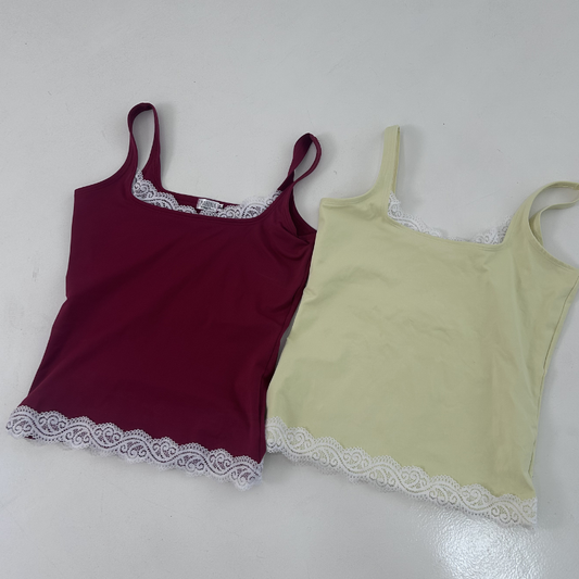 Regata Vivi- Red Mocha e Amarelo Lima