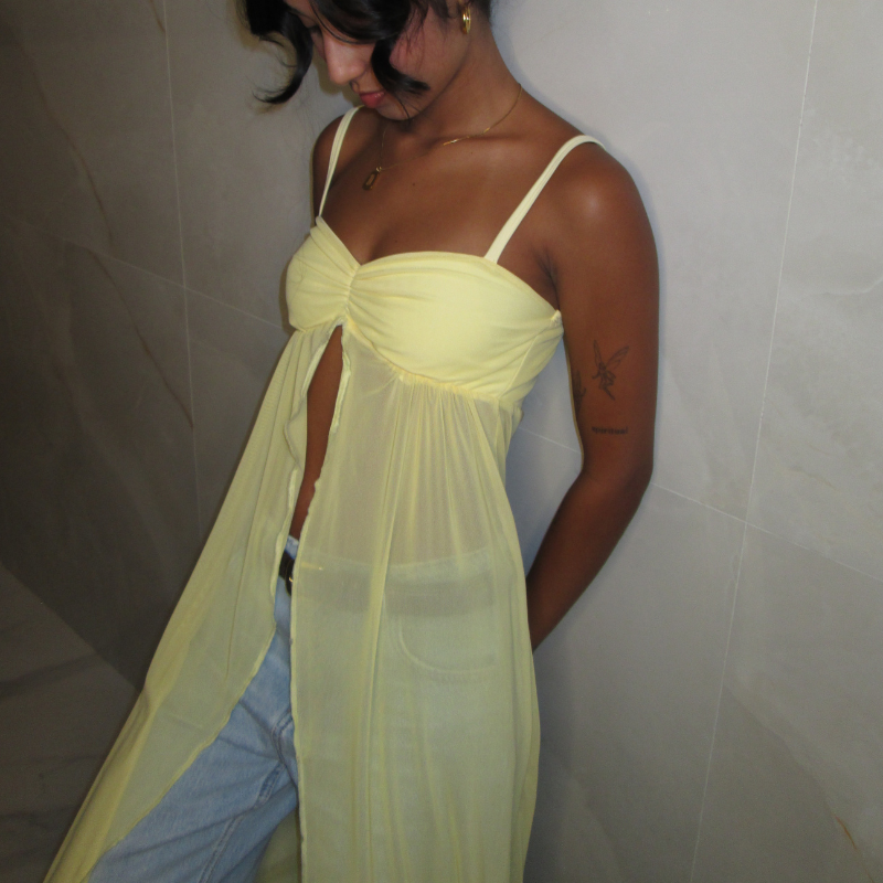 Túnica Lia Amarela