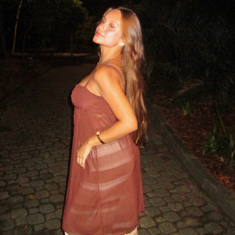 Túnica Lia Marrom