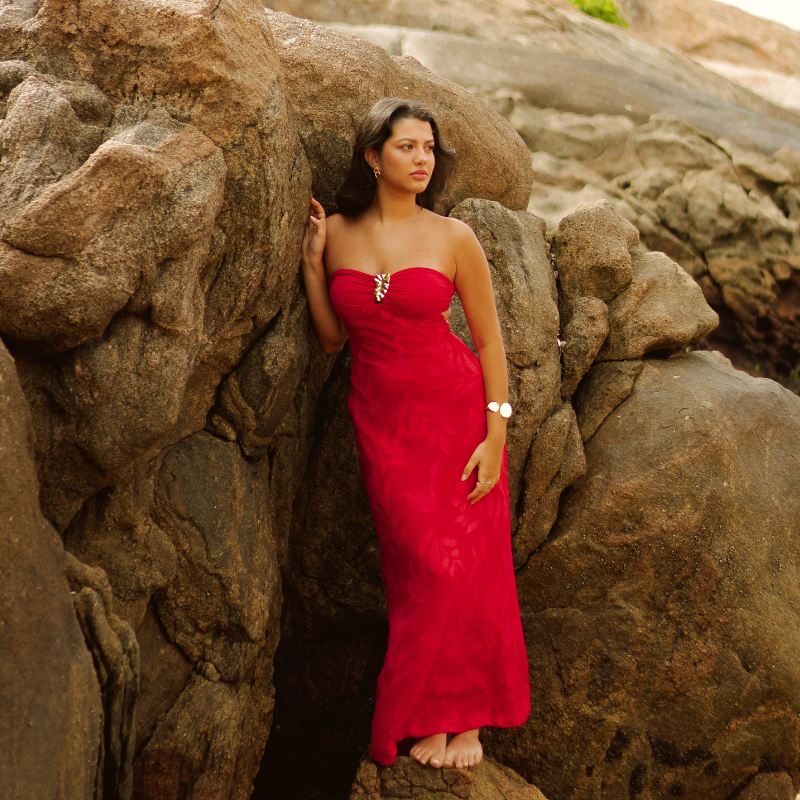 Vestido Carmen Vermelho (prazo de 5 dias úteis para disponibiliza-lo após a compra)